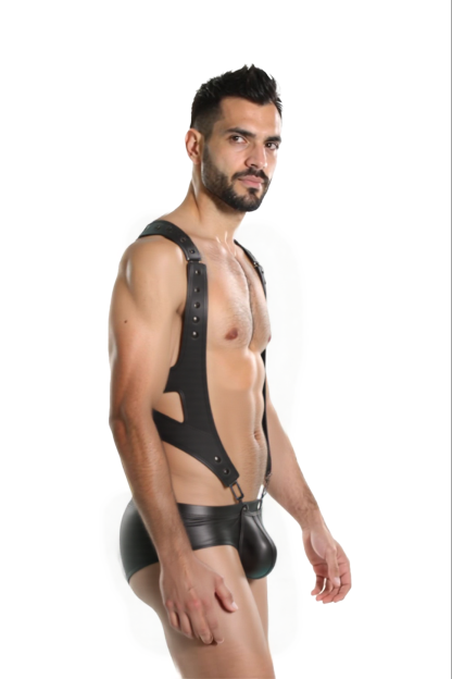 Mysteryglove Men's PU Leather Bondage Gear