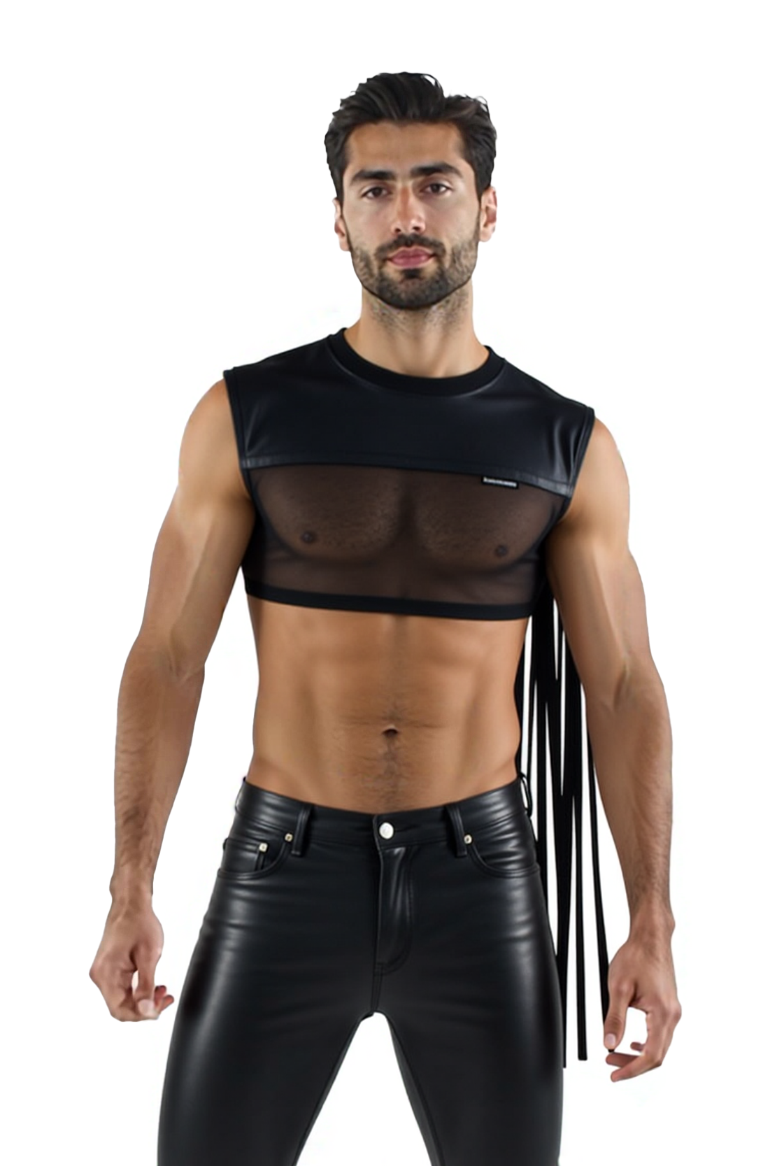 Mysteryglove Form-Fitting PU Bodysuit