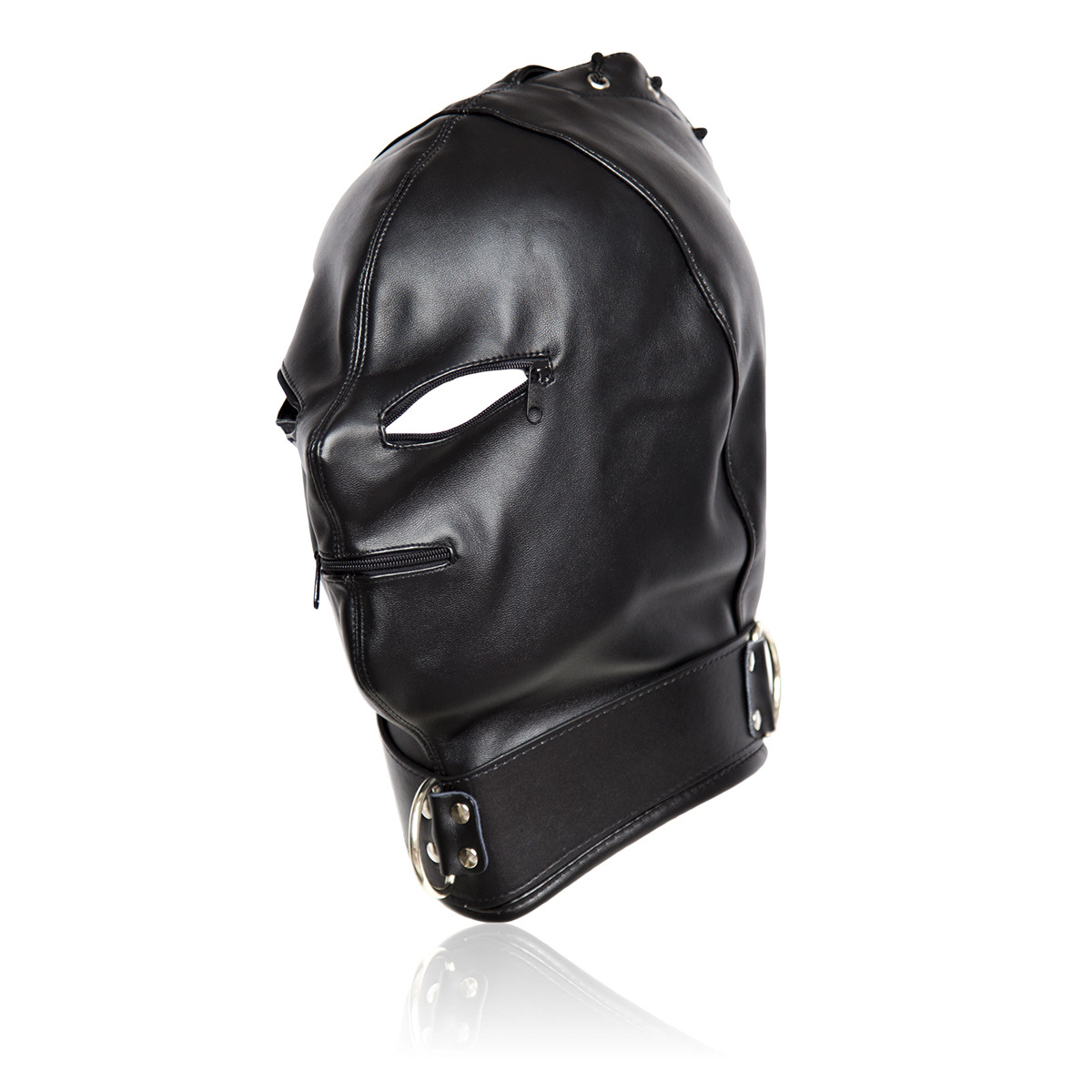 Leather headgear
