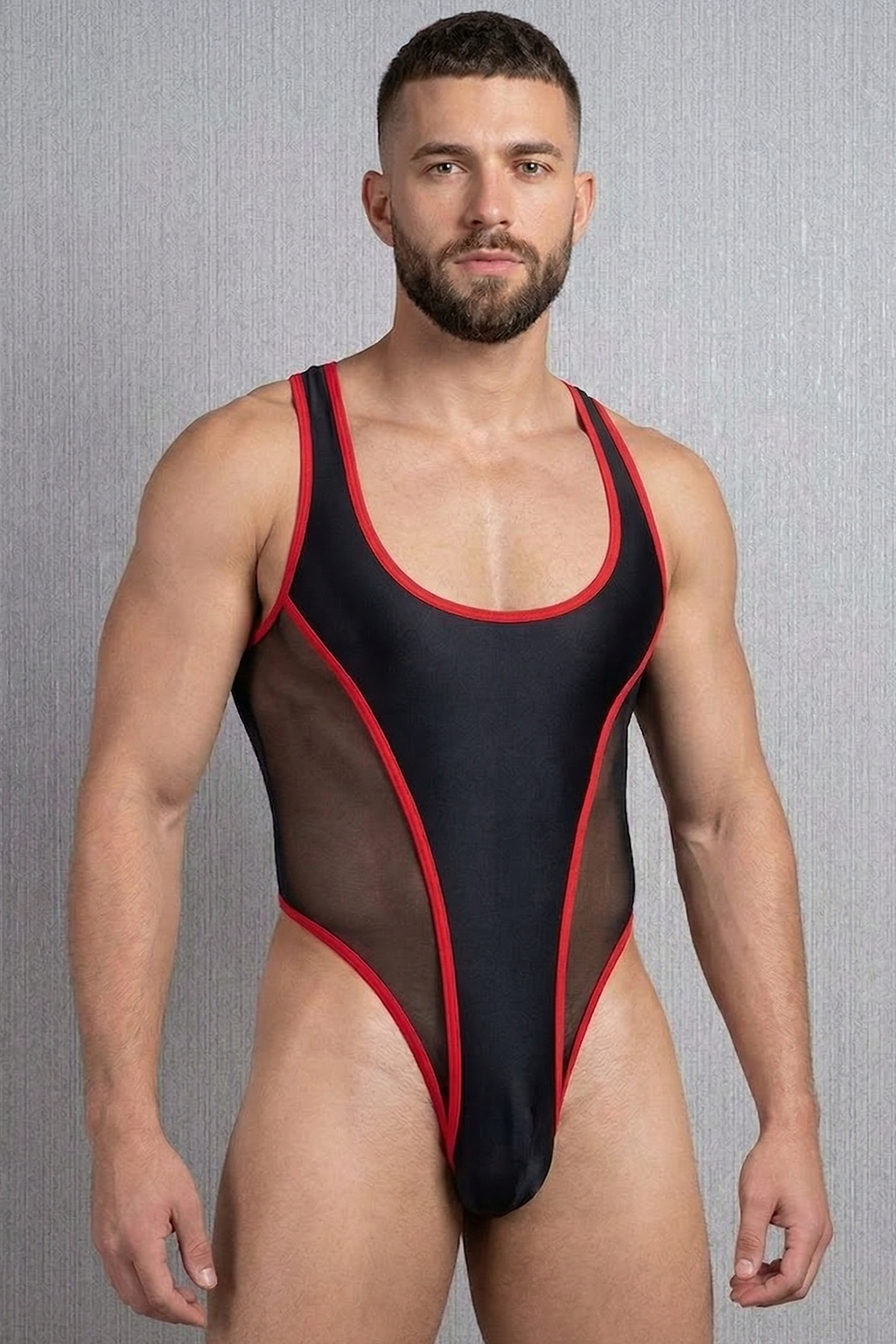 Mysteryglove Form-Fitting PU Bodysuit