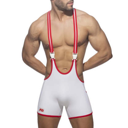 RAINBOW TAPE WRESTLING SUIT