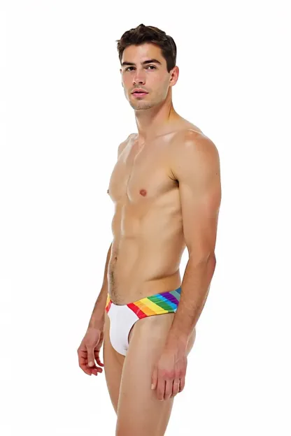 Mysteryglove Minimalist Pride Swim Briefs