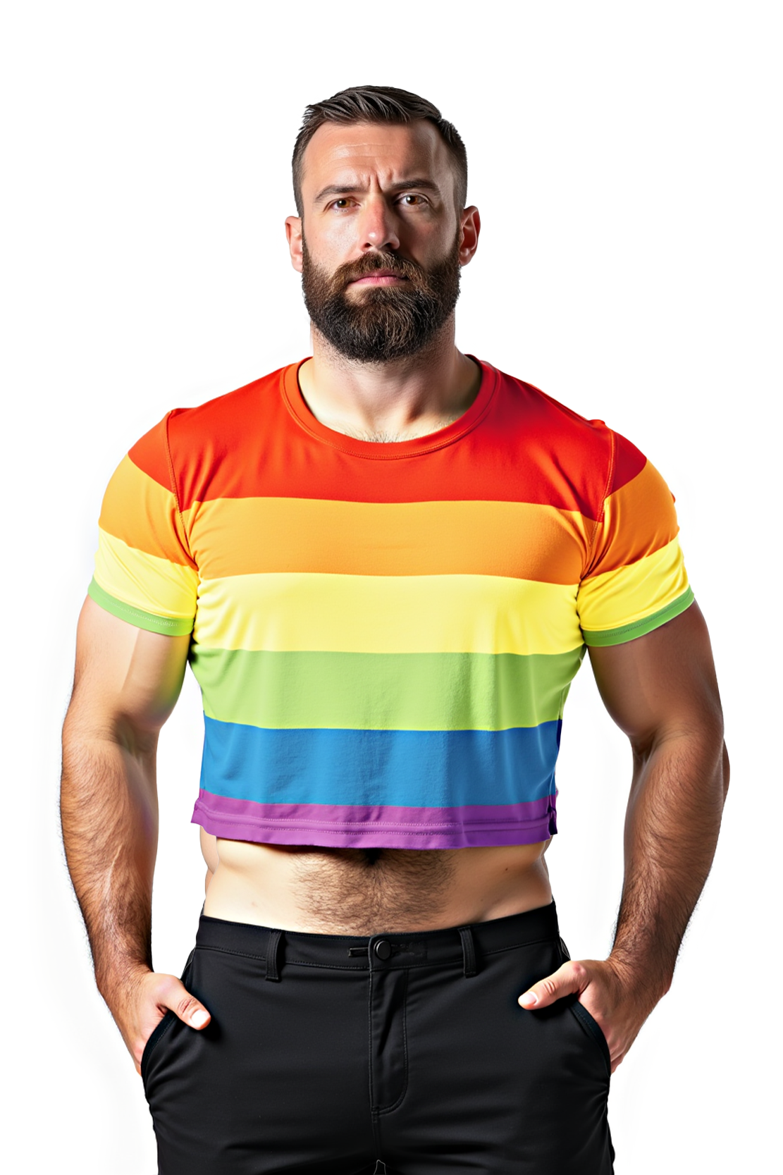 Rainbow Energy Crop Top