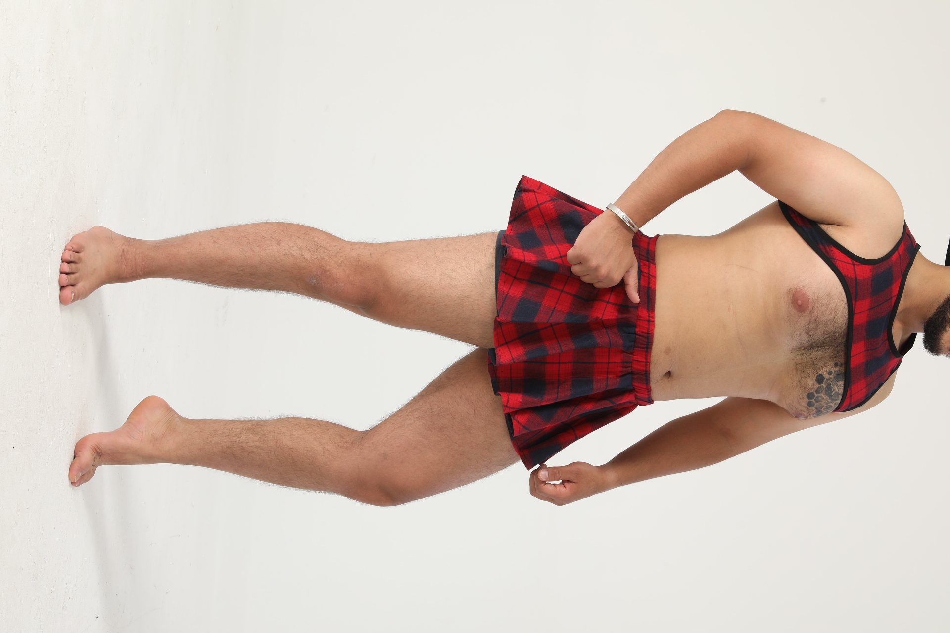 Ringed Men's Harness: Bold and Stylish Strap Design