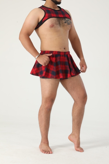 Ringed Men's Harness: Bold and Stylish Strap Design