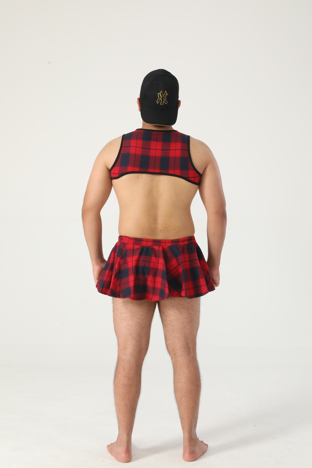 Ringed Men's Harness: Bold and Stylish Strap Design