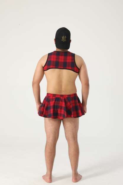 Ringed Men's Harness: Bold and Stylish Strap Design