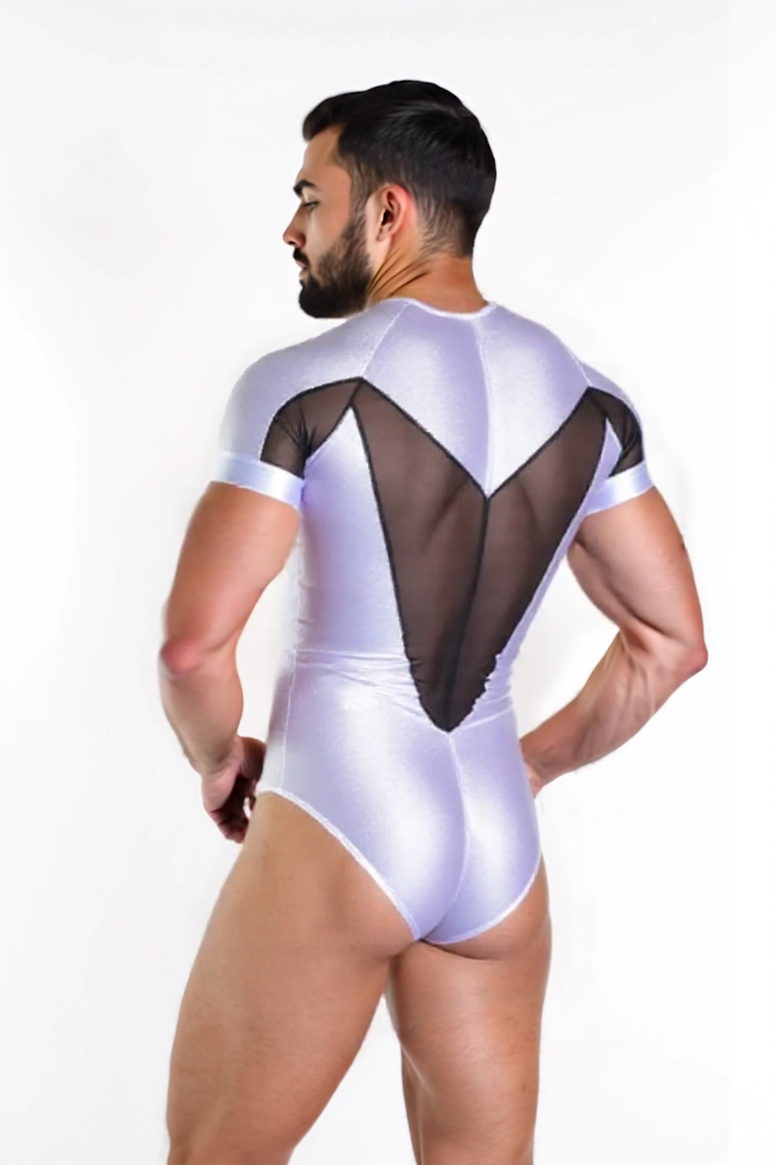 BODYSUIT ZEUS BLANCO METÁLICO