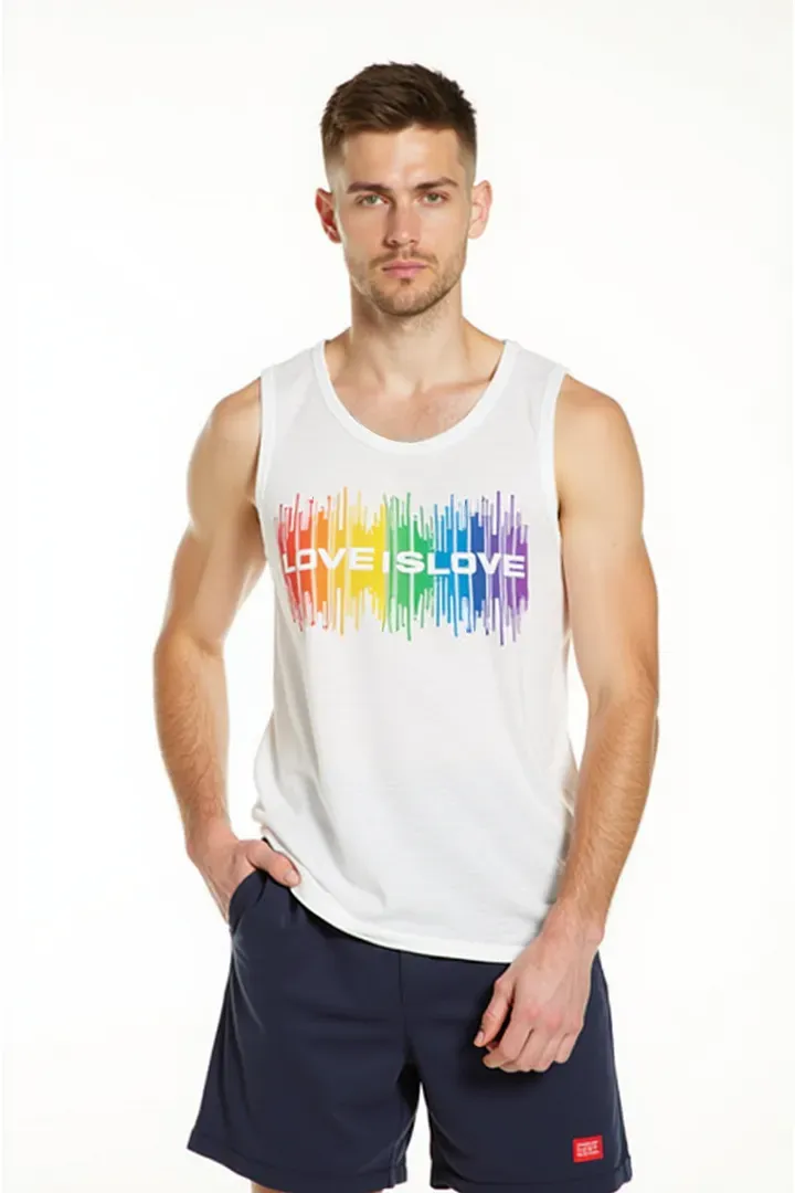Mysteryglove “LOVE IS LOVE” Rainbow Tank