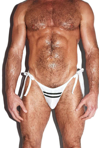 69 Print V-Neck Crop Top & Thong Set