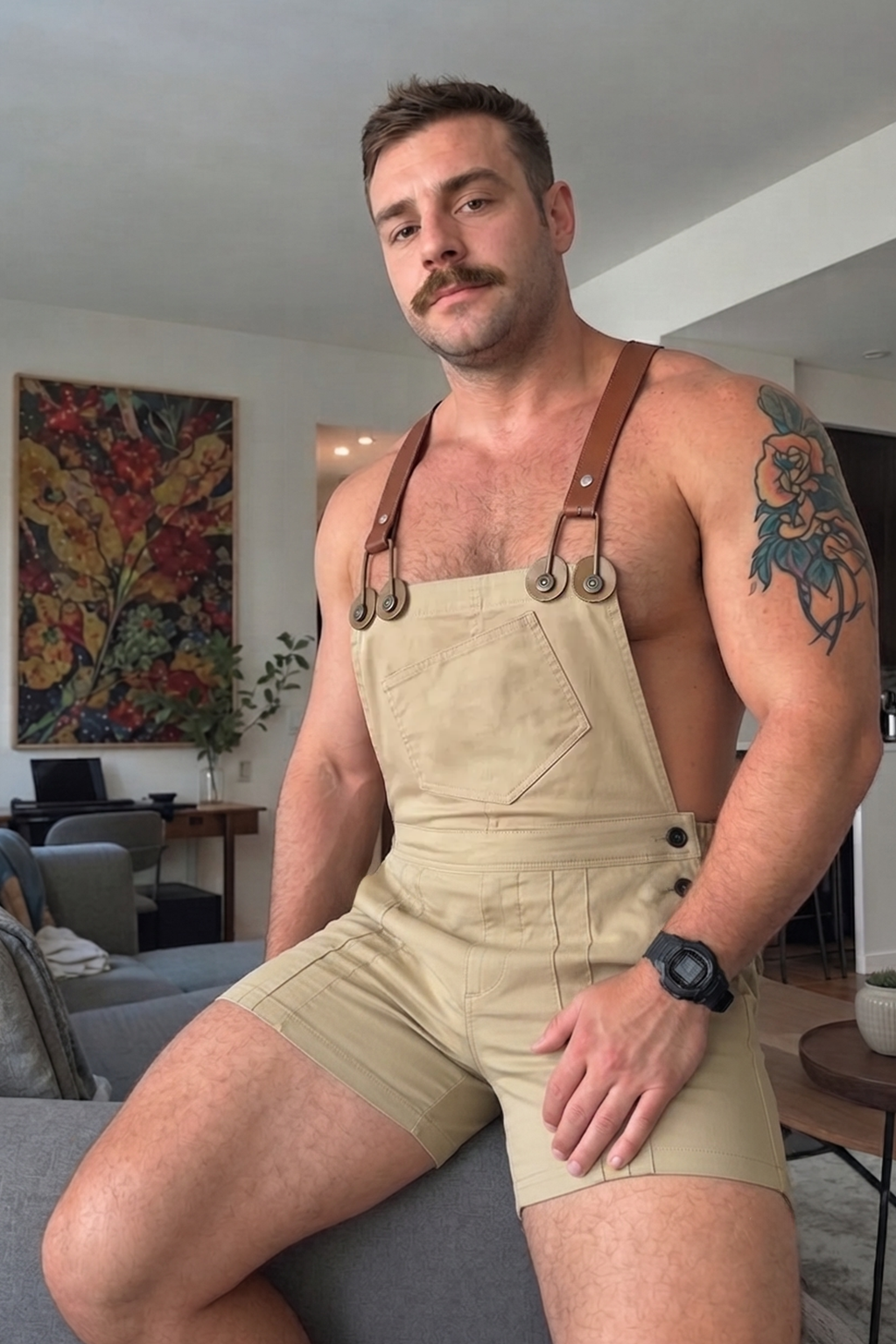 Mysteryglove Men’s Suspender Jumpsuit