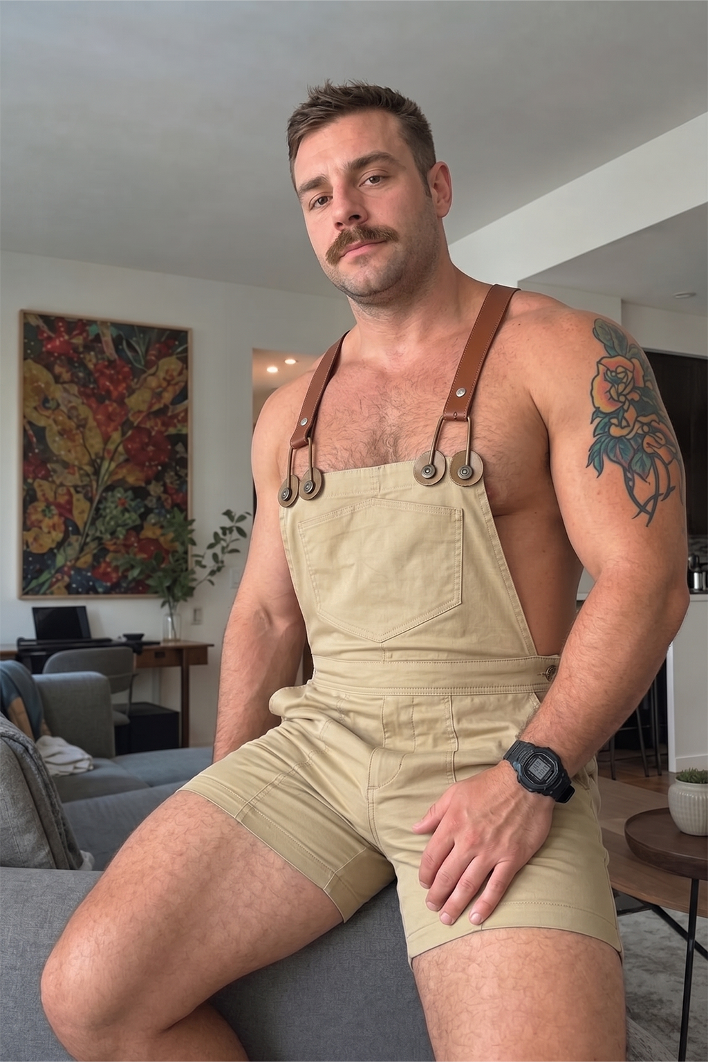 Mysteryglove Men’s Suspender Jumpsuit