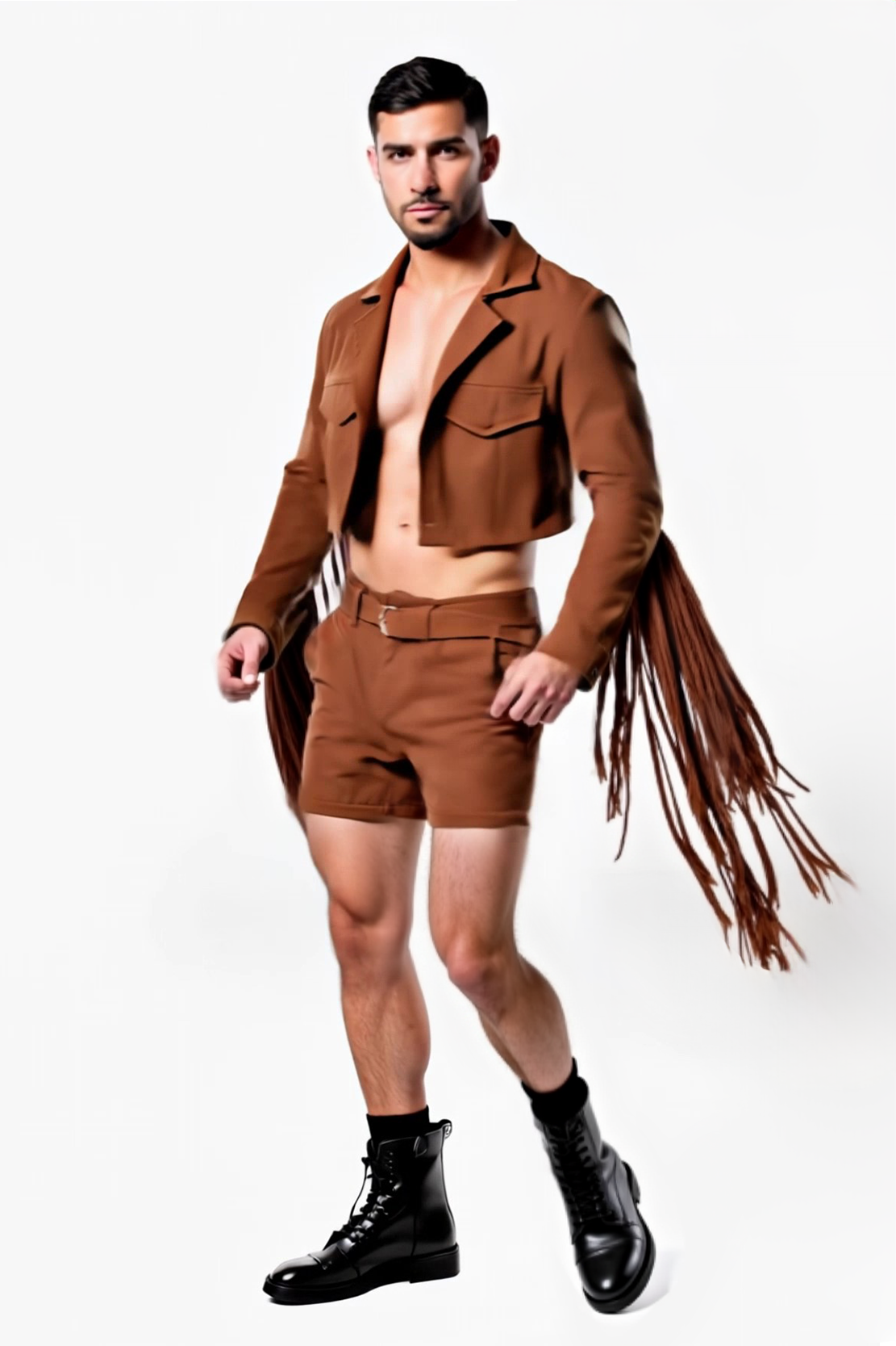 Khaki Festival Knit Set – Effortless Style for Spring & Autumn