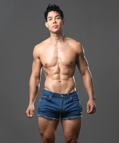 Retro Castro Distressed Exposed-Back Shorts – Bold & Daring Design