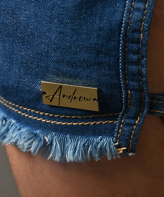 Retro Castro Distressed Exposed-Back Shorts – Bold & Daring Design