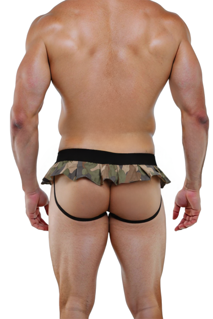 Mysteryglove Camouflage Mini Skirt Thong – Bold Meets Playful