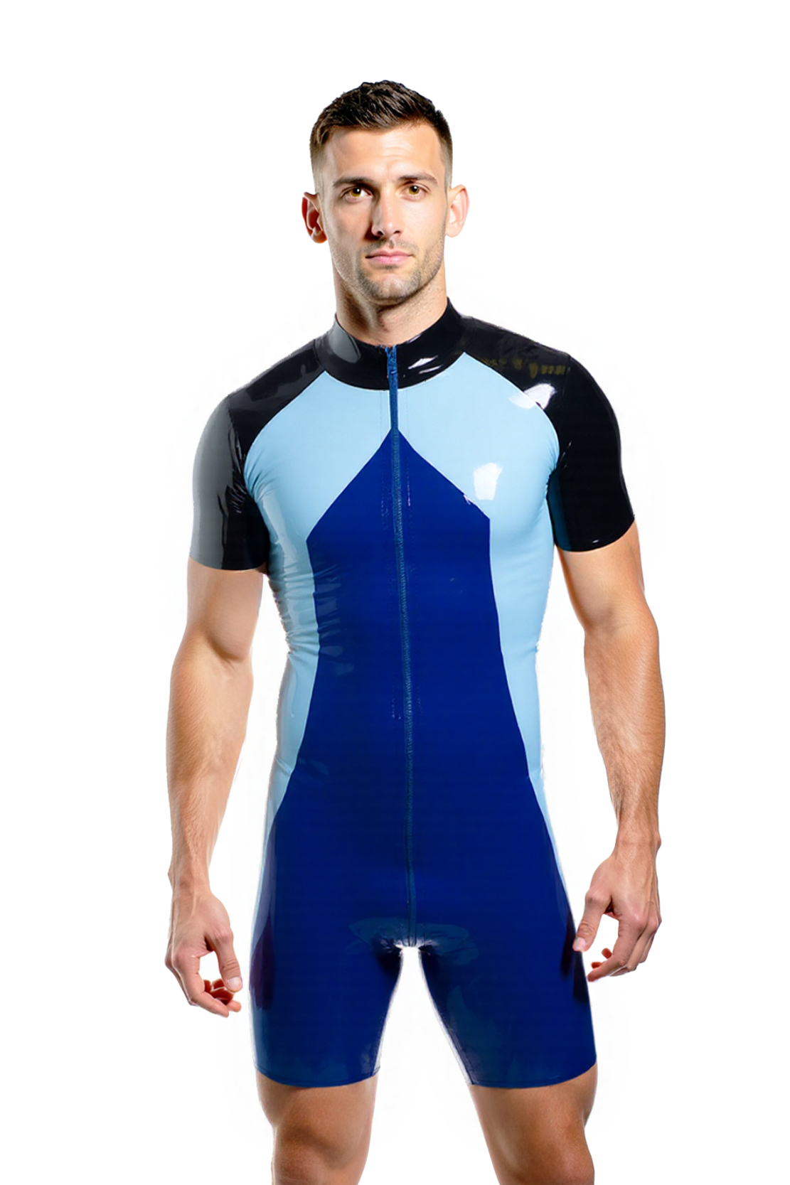 Mysteryglove Form-Fitting PU Bodysuit