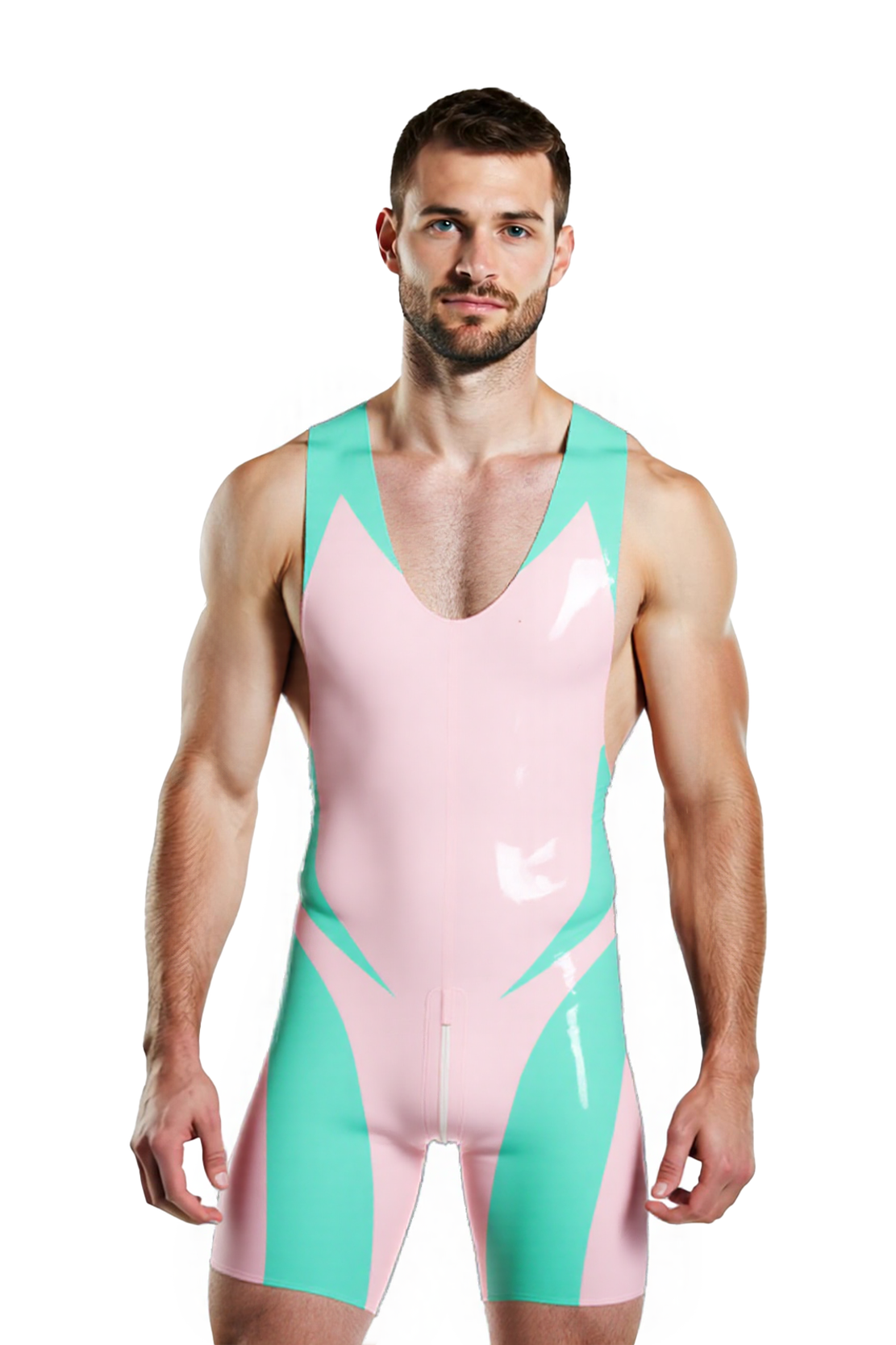 Mysteryglove Form-Fitting PU Bodysuit