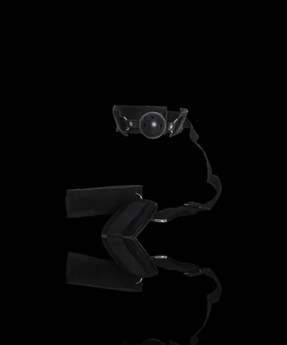 Mysteryglove Ball Gag w/ Attached Wrist or Bicep Restraints