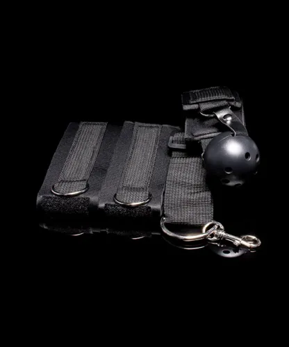 Mysteryglove Ball Gag w/ Attached Wrist or Bicep Restraints