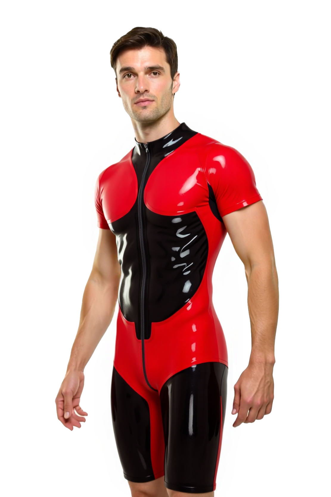 Mysteryglove Form-Fitting PU Bodysuit