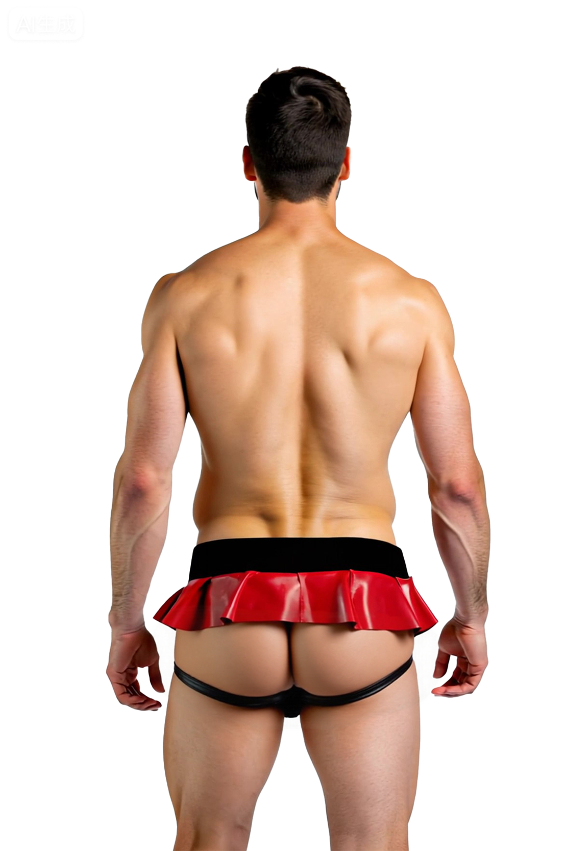 Red Skirt Jock for Men