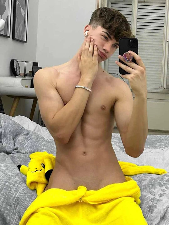 Cartoon Image Hooded One-Piece Homewear