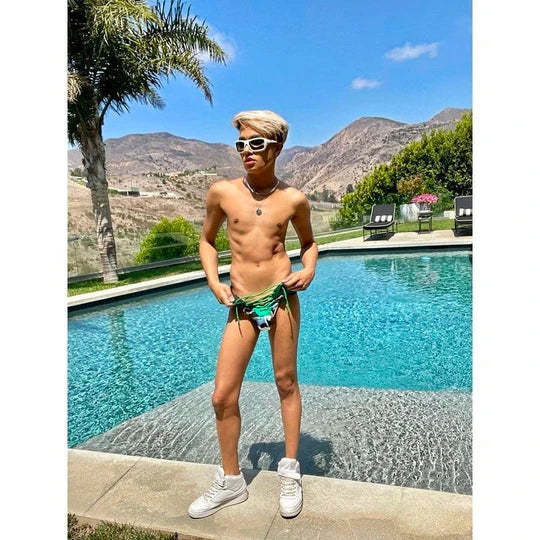 Lace-Up Camo Sexy Jockstrap