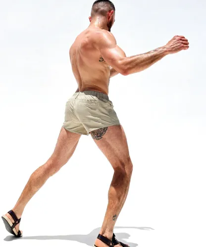 Mysteryglove Beige Performance Shorts - Light and Stylish