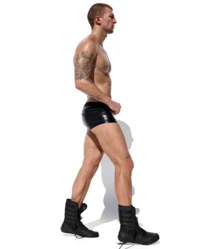 Mysteryglove Black PU Leather Boxer Shorts