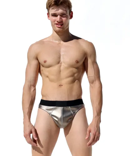 Mysteryglove Metallic Shiny Briefs - Sleek and Comfortable Design