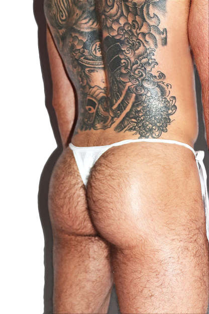 69 Print V-Neck Crop Top & Thong Set