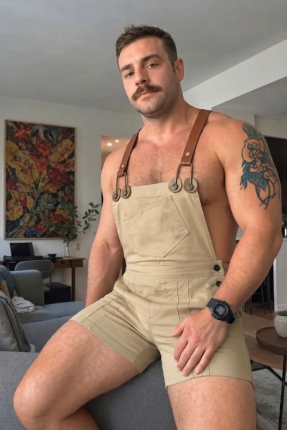 Mysteryglove Men’s Suspender Jumpsuit