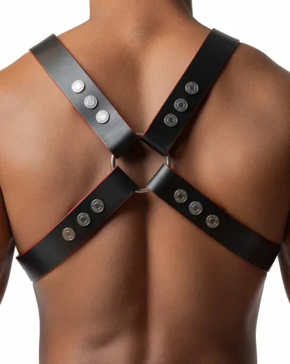 Fireman Hook Leather Harness – Bold & Industrial Design（A suit of）