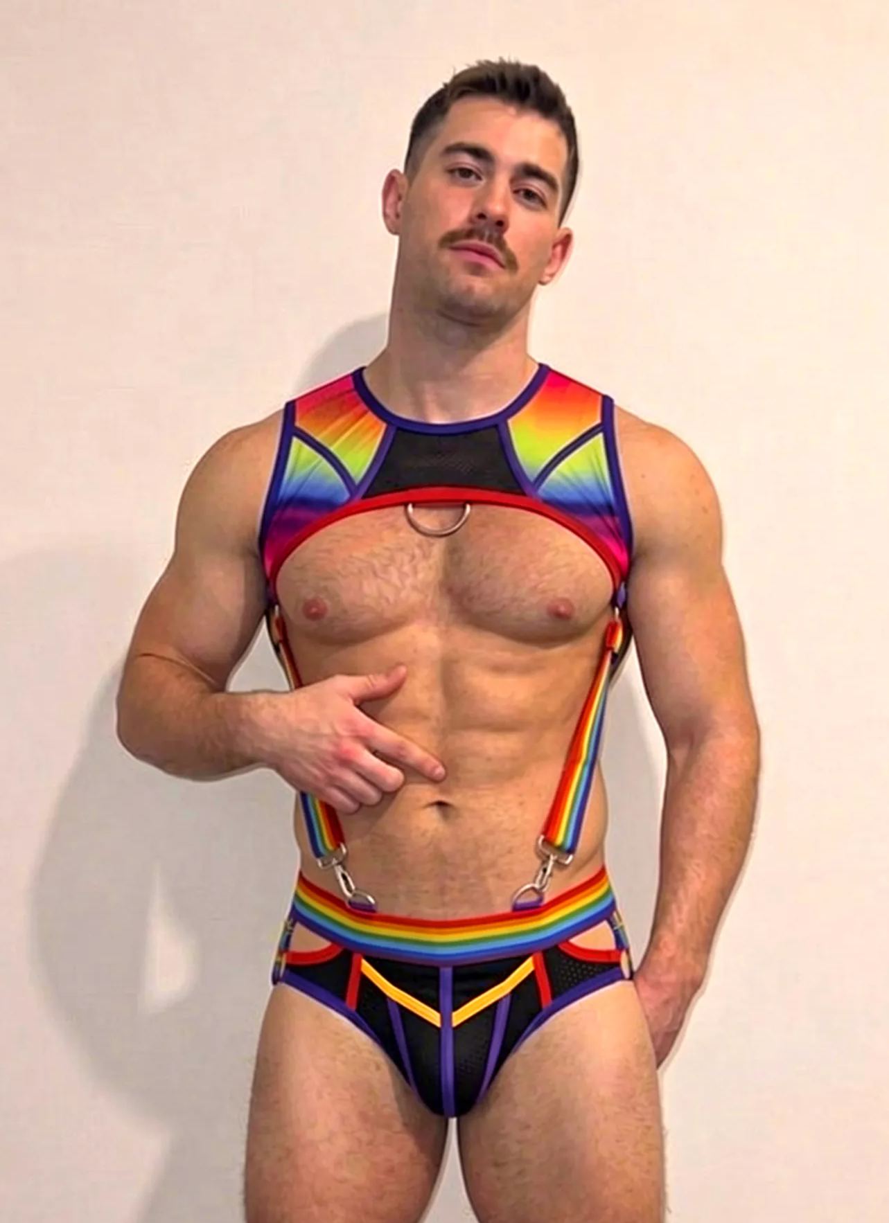 Mysteryglove Pride Rainbow Harness Set