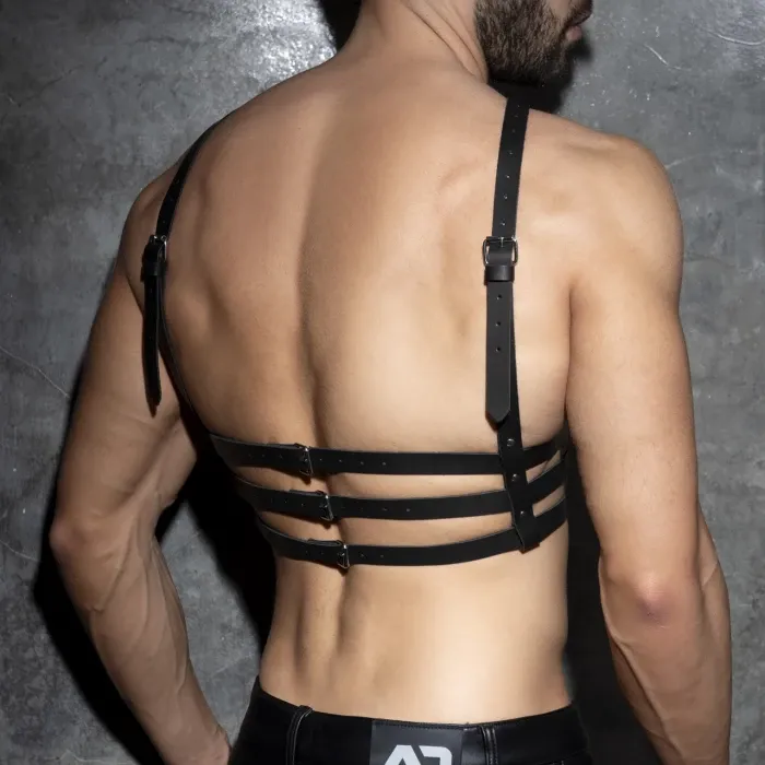 Layered Leather Harness – Bold & Customizable Fit