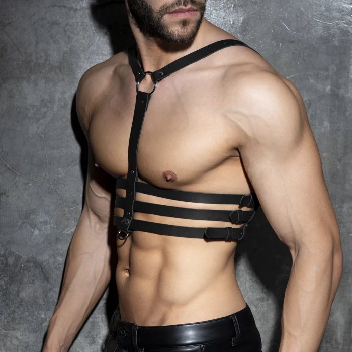 Layered Leather Harness – Bold & Customizable Fit