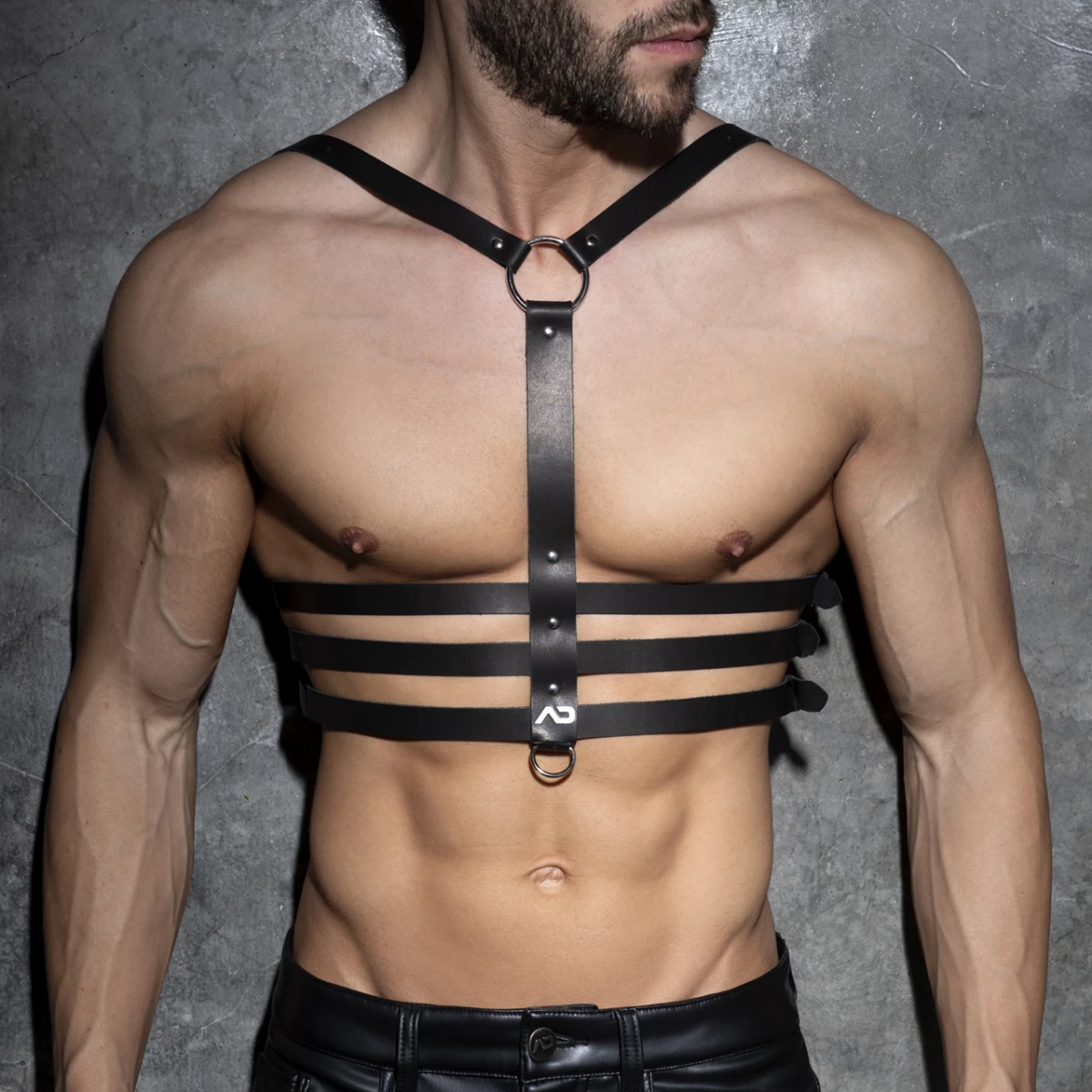 Layered Leather Harness – Bold & Customizable Fit