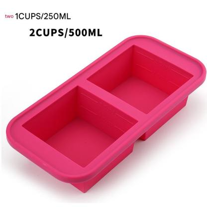 Freezer molds with lids refrigerated food storage boxes