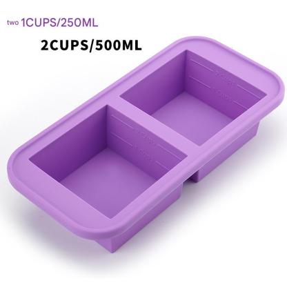 Freezer molds with lids refrigerated food storage boxes