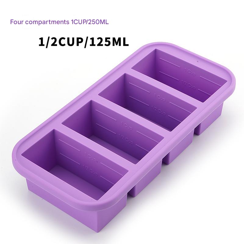 Freezer molds with lids refrigerated food storage boxes