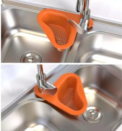 Kitchen sink drain filter swan drain rack