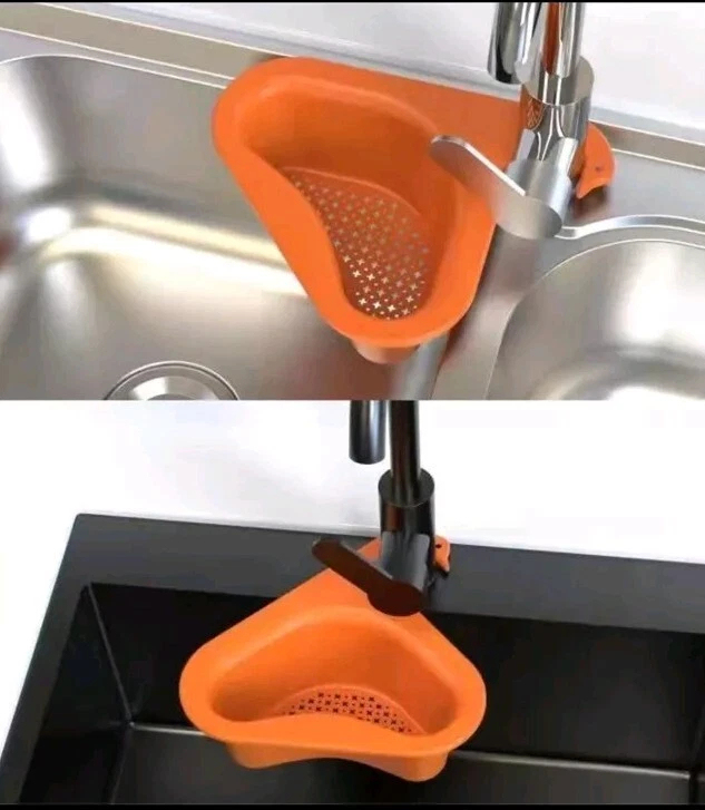 Kitchen sink drain filter swan drain rack