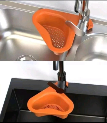 Kitchen sink drain filter swan drain rack