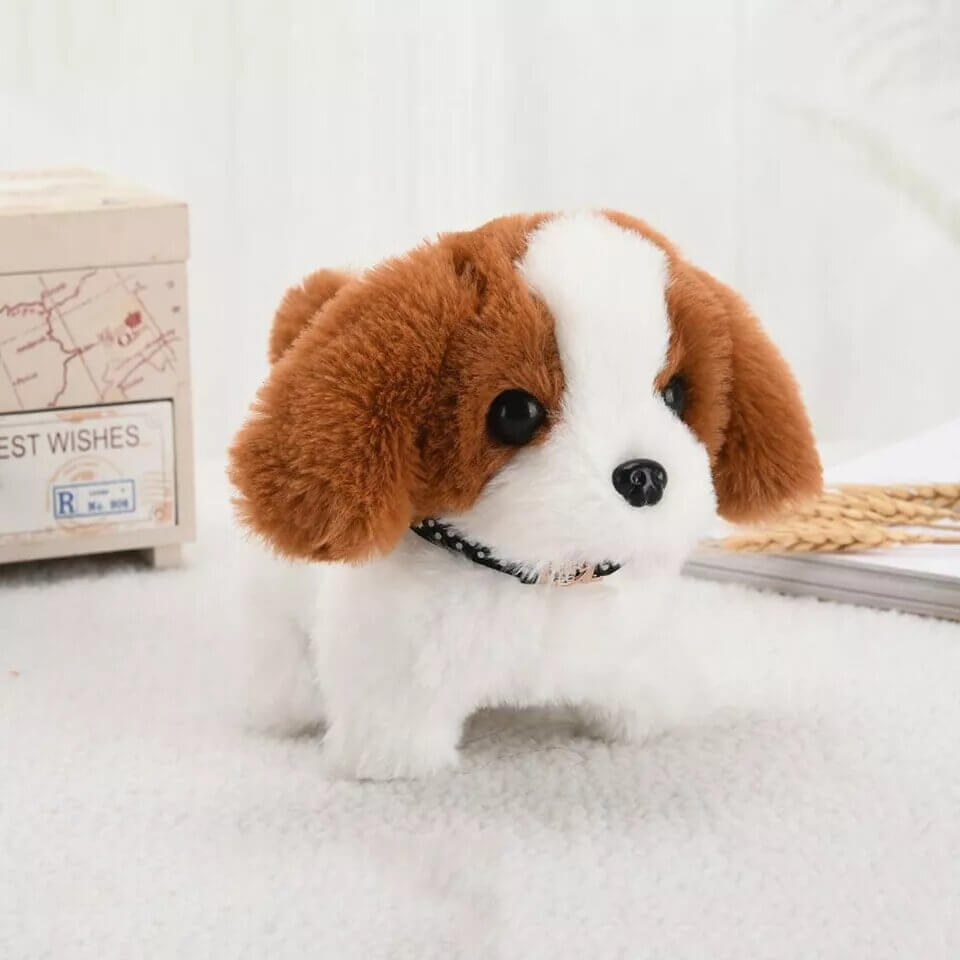 Toy dog, children's plush electric toy can walk simulation dog