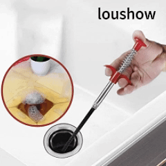 Four-claw extractor, pipe dredger, bendable hand-pinch sewer extractor