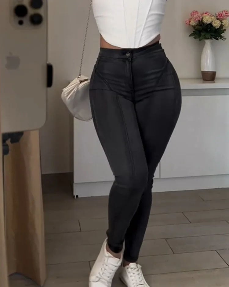 💥Curve-Shaped Stretch Skinny Jeans