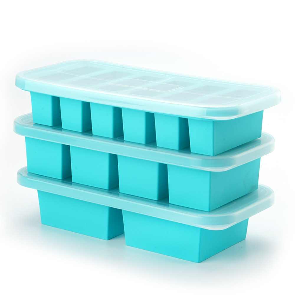 Freezer molds with lids refrigerated food storage boxes