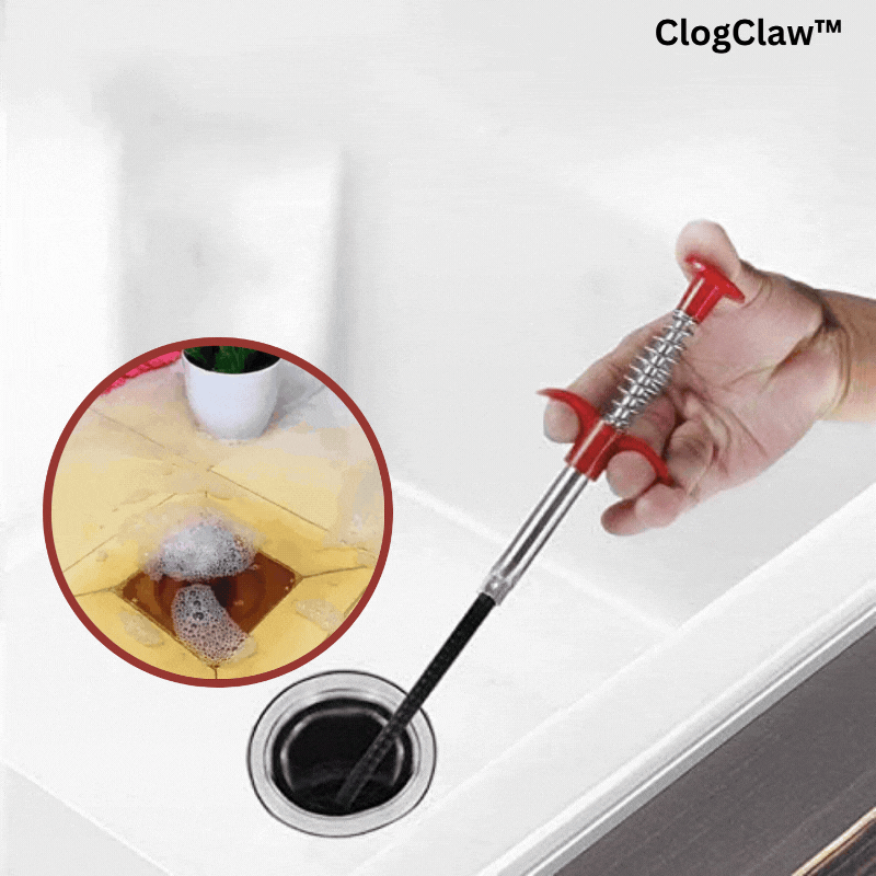Four-claw extractor, pipe dredger, bendable hand-pinch sewer extractor
