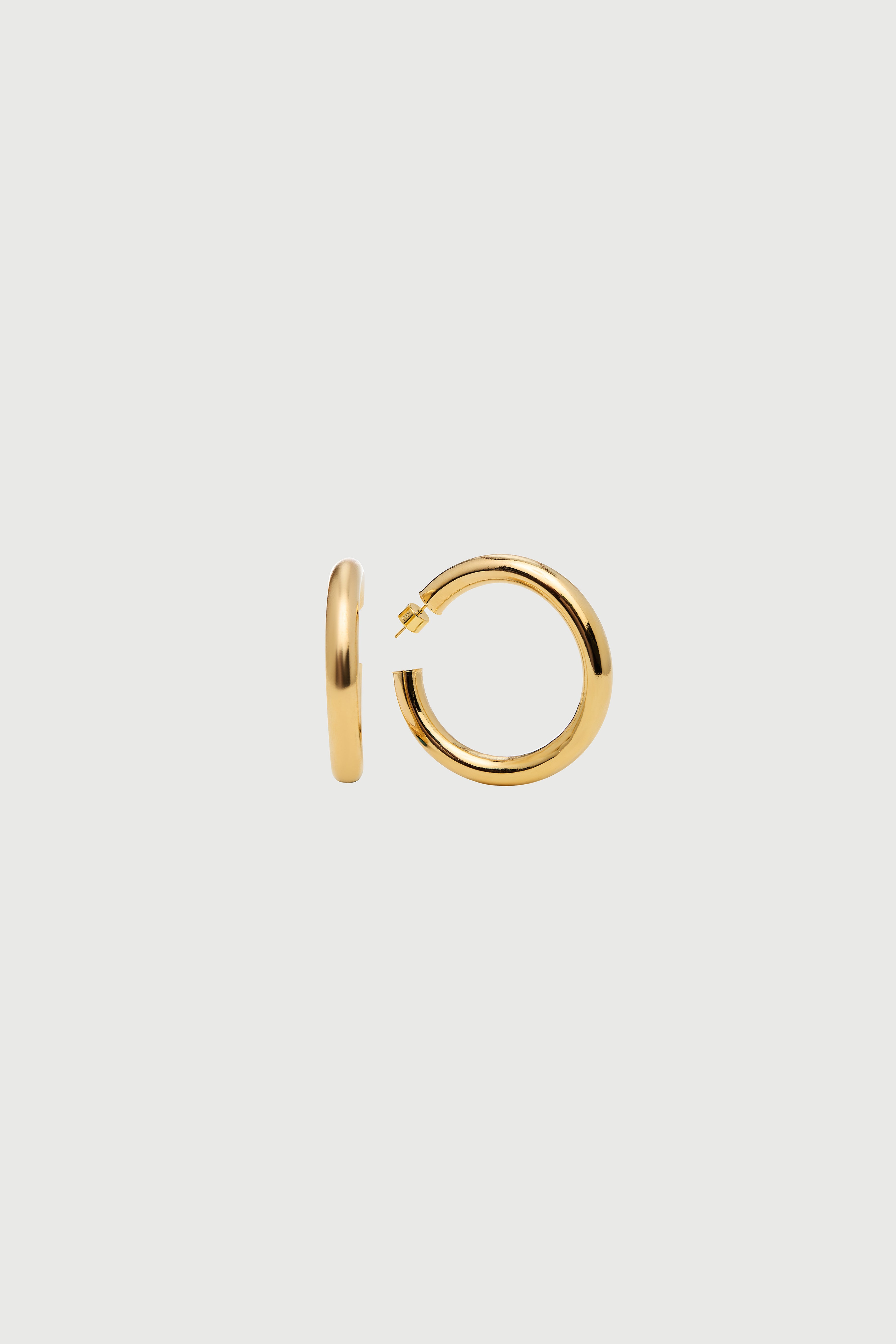 Gold Medium Hoops